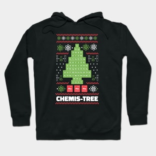 Chemis-Tree // Funny Chemistry Christmas Tree Hoodie